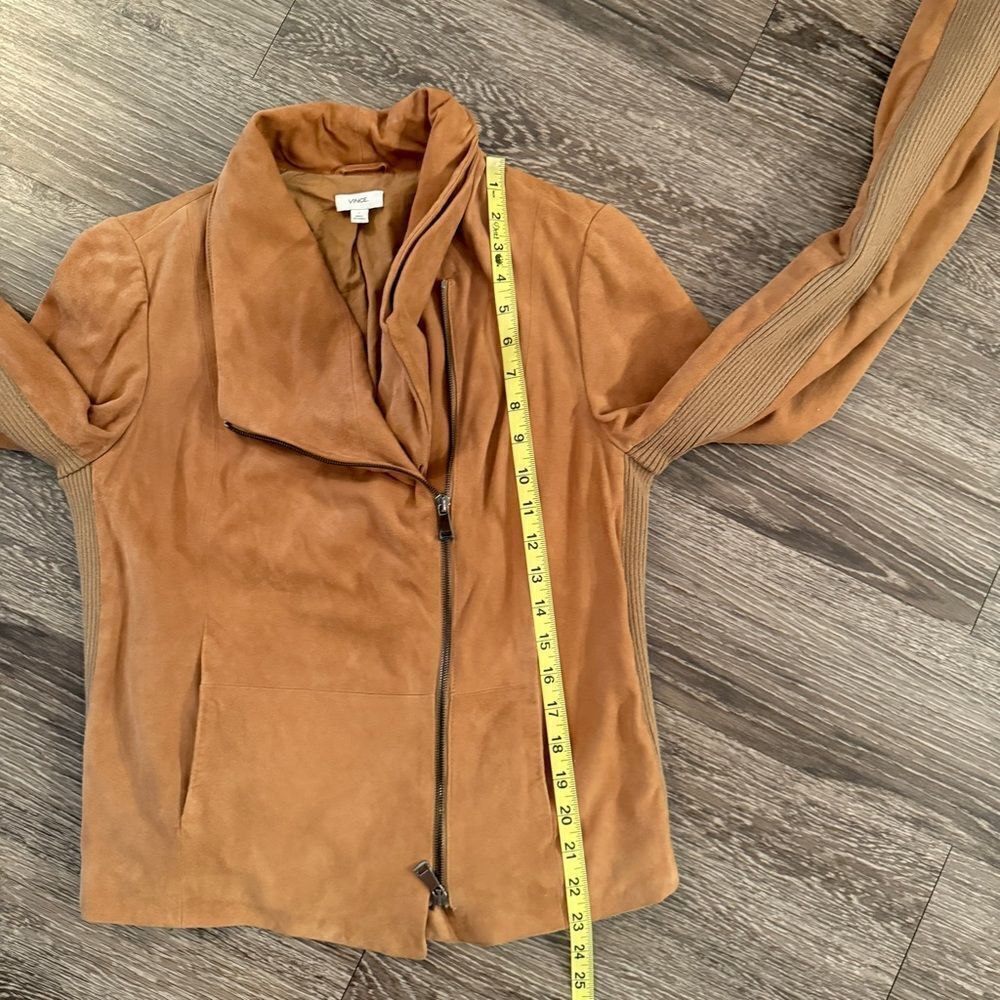 Vince Goat Leather Moto Jacket - Picture 7 of 9